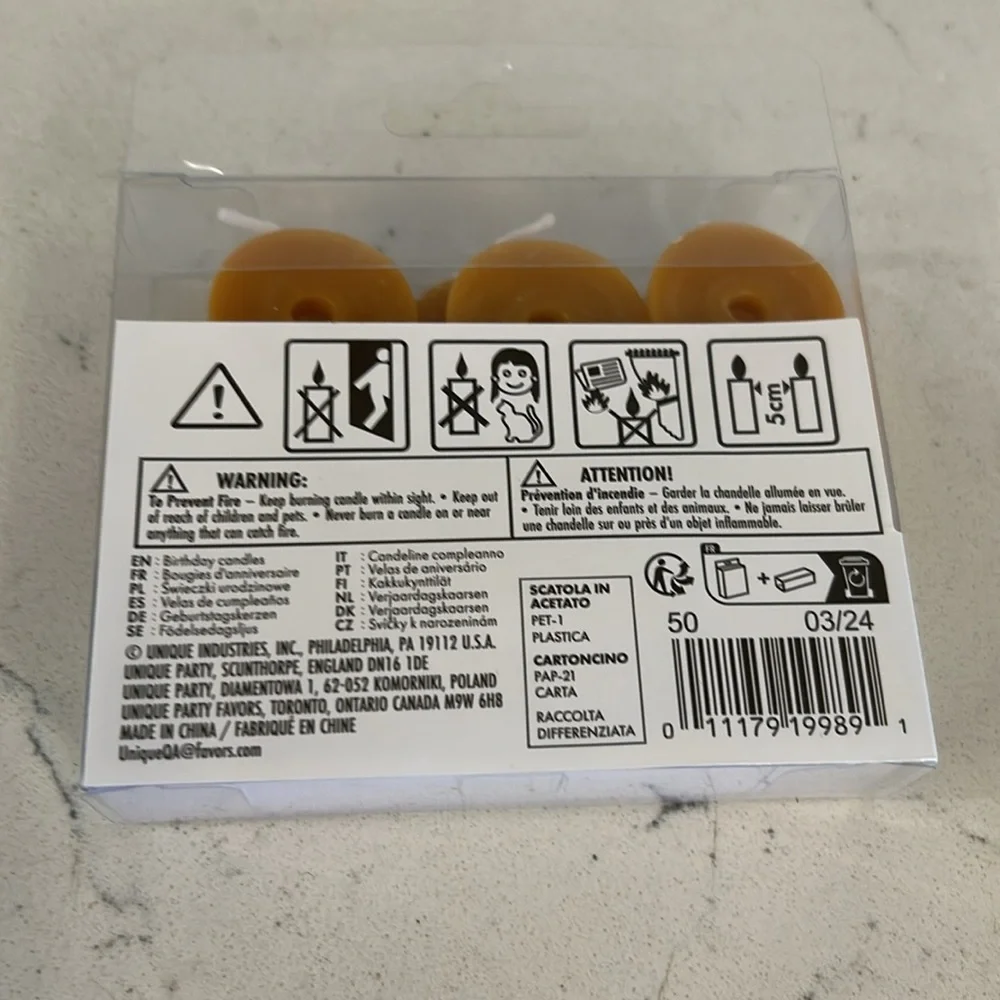 DONUT birthday candles